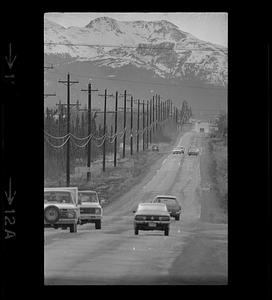 Cars driving on a road, Alaska