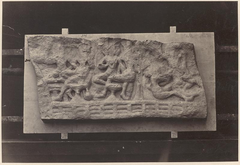 Cast of frieze from Udayagiri and Khandagiri Caves, India