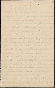 Letter from Zadoc Long to John D. Long, August 1, 1868