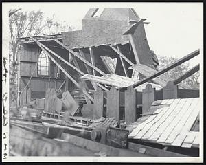 What Was Left of a small Cape chapel near Dennis.