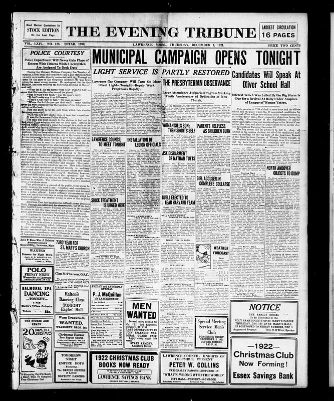 The Evening Tribune - Digital Commonwealth