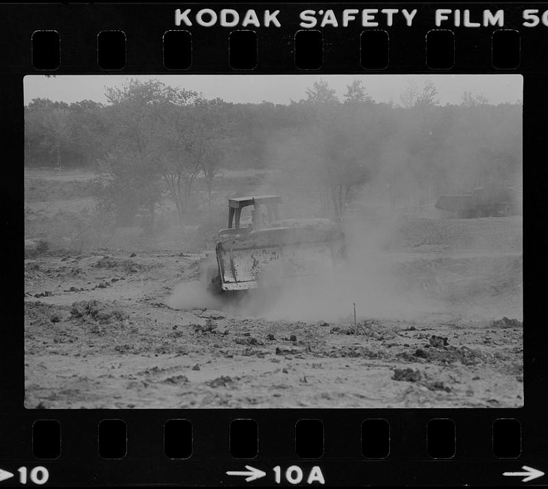 Bulldozer on Plum Island