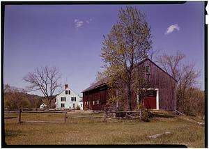 New England farm in spring, West Townsend