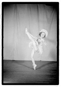 Girl ballet dancer in costume