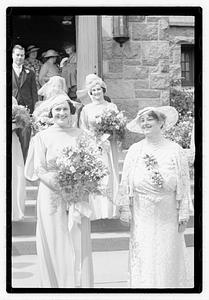 Wedding, daughter of Mrs. Richard Howard taken at Presentation Church Oak Sq. Brighton
