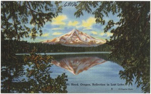 Mt. Hood, Oregon, reflection in Lost Lake