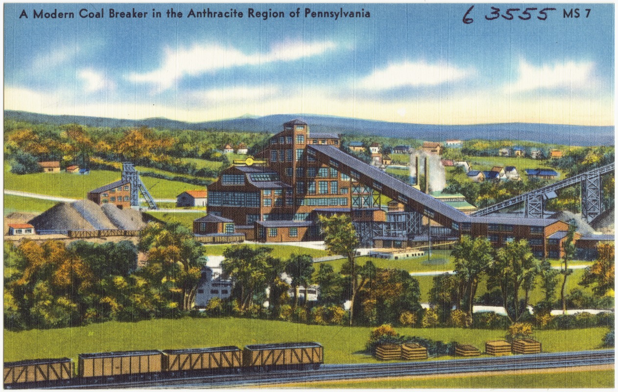 A modern coal breaker in the Anthracite Region of Pennsylvania