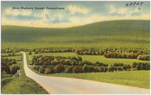 State highway through Pennsylvania
