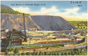 Coal mining in Anthracite Region of Pa.