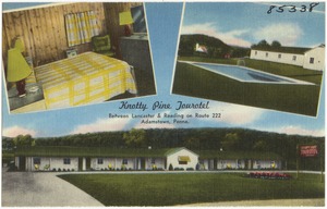 Knotty Pine Tourotel, between Lancaster & Reading on Route 222, Adamstown, Penna.