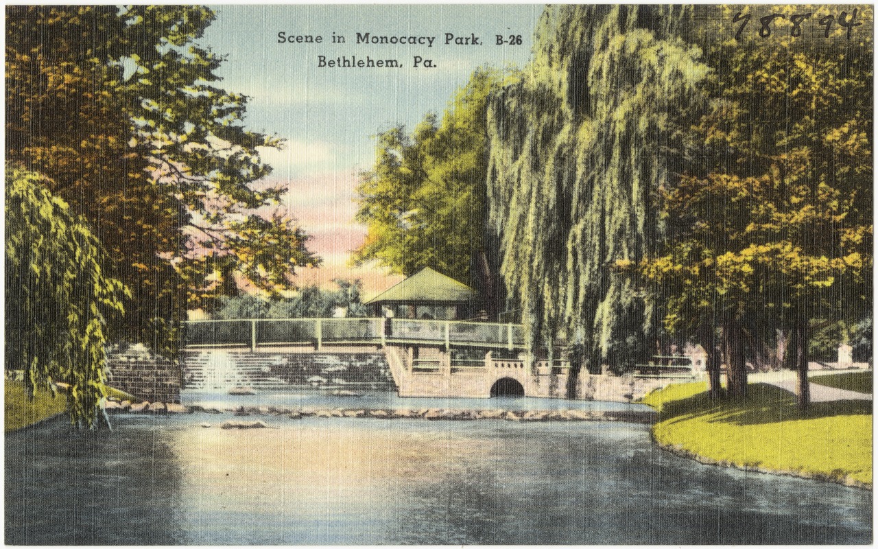 Scene in Monocacy Park, Bethlehem, Pa.