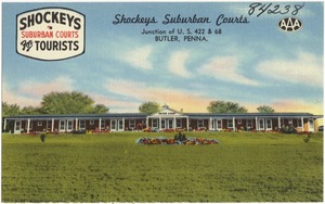 Shockeys Suburban Court, Junction of U.S. 422 & 68, Butler, Penna.