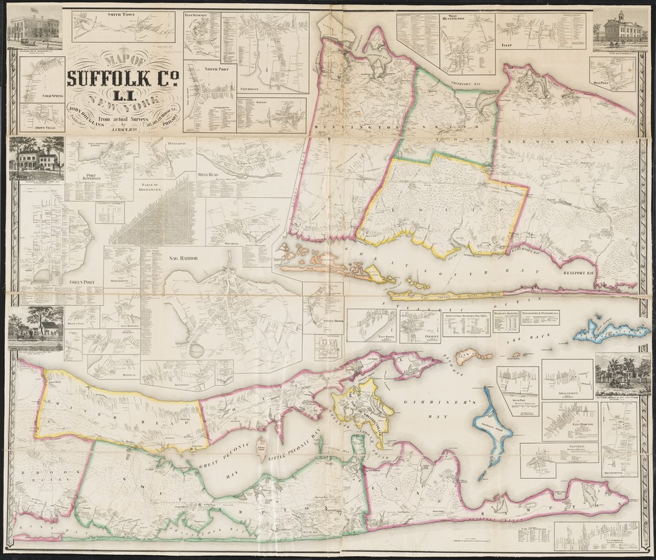 Map of Suffolk Co., L.I., New York