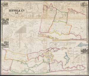 Map of Suffolk Co., L.I., New York