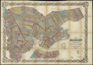 Map of the City of Brooklyn as consolidated by an act of the legislature of the State of New York