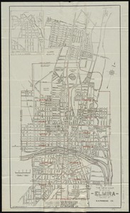 The new map of the City of Elmira