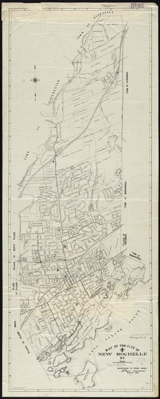 Map of the City of New Rochelle, N.Y
