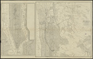 Map of northern part of New York City