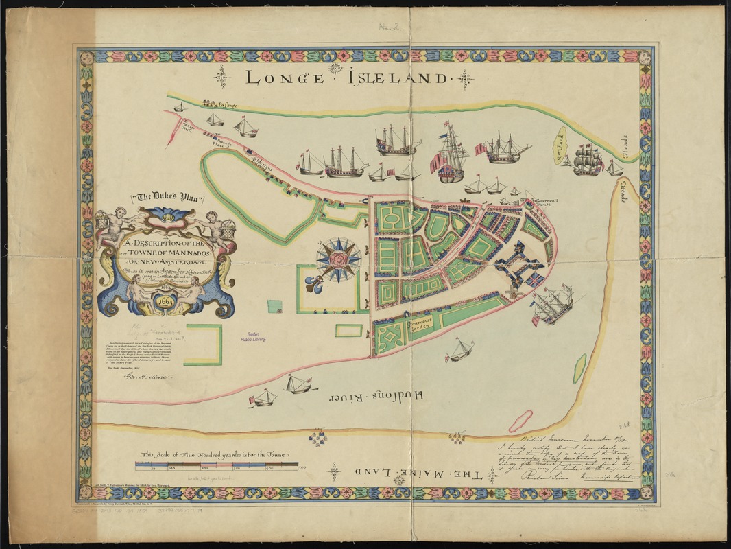 A description of the towne of Mannados or New Amsterdam