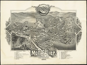 Montpelier, county seat of Washington County & capital of Vermont