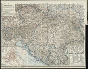 Eisenbahnkarte von Österreich-Ungarn
