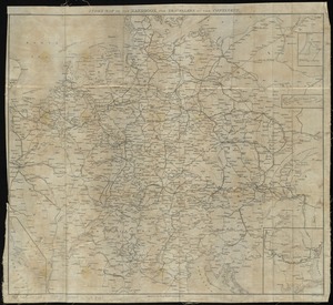 Index map to the handbook for travellers on the continent
