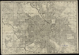 Map City of Baltimore