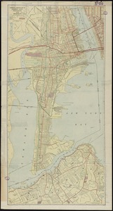 Hammond's complete map of Jersey City, Bayonne and Hoboken