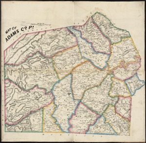 Map of Adams Co., Pa