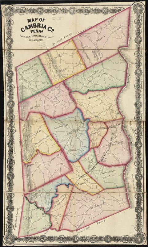 Map of Cambria Co., Penna