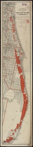 Map showing the lands & waterway of the Florida Coast Line Canal & Transportation Co