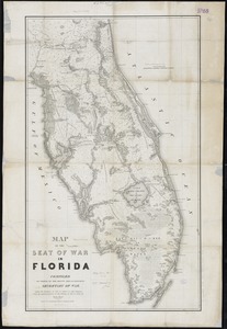 Map of the seat of war in Florida