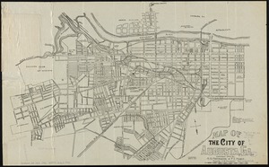 Map of the city of Augusta, Ga