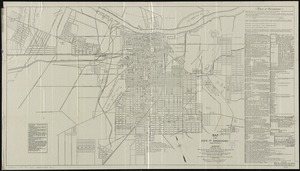 Map of the city of Savannah and vicinity