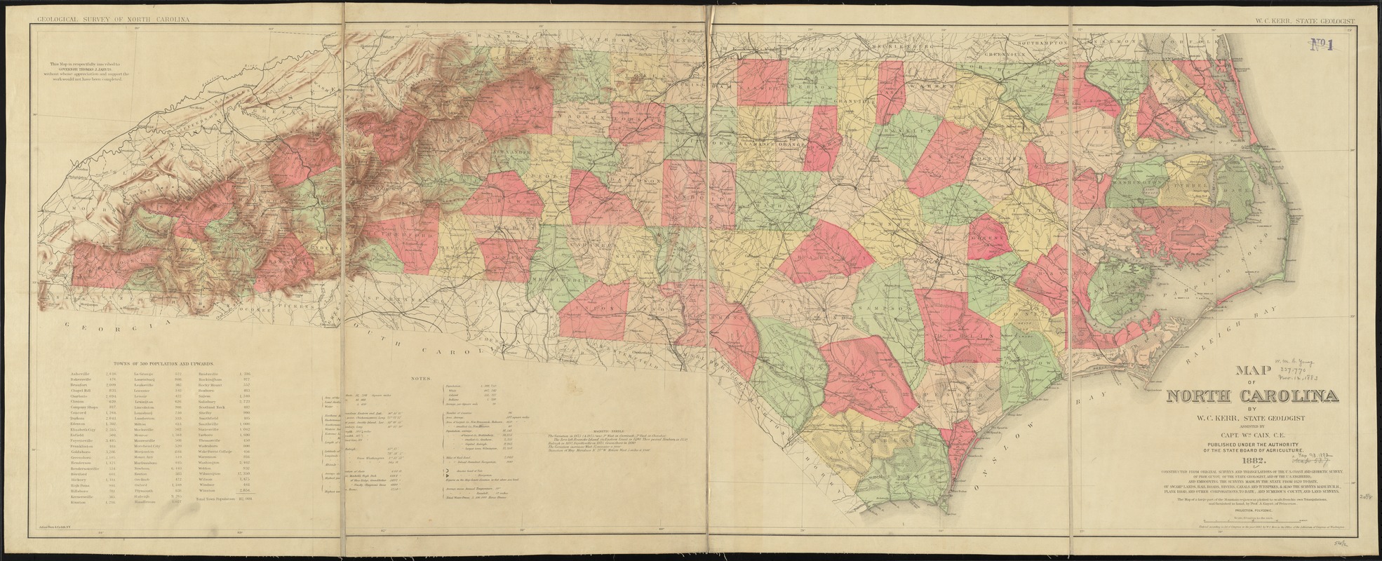 Map Of North Carolina Digital Commonwealth Map Of North Carolina Digital Commonwealth