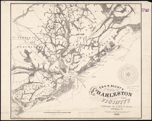 E. & G.W. Blunt's map of Charleston and vicinity