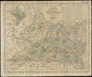 A new map of the state of Virginia