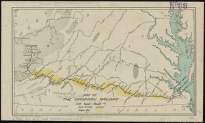 Map of the Virginian Railway