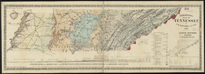 Geological map of Tennessee