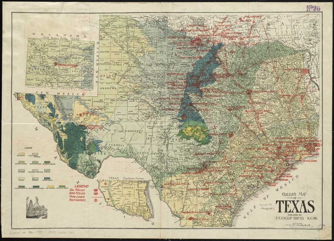 Gallup's map of Texas