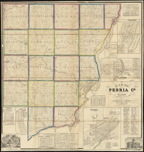 Map of Peoria Co., Illinois