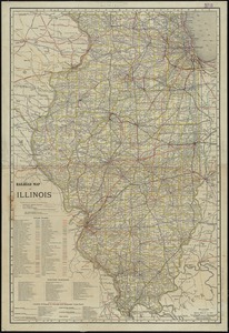 Railroad map of Illinois