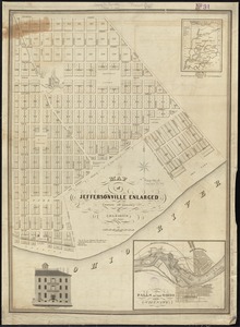 Map of Jeffersonville enlarged