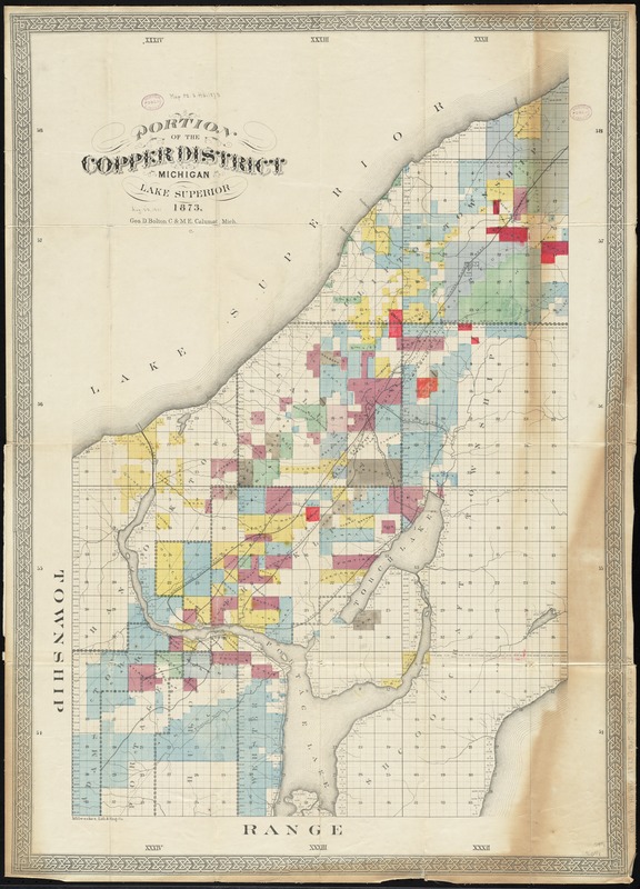 Portion of the copper district, Michigan, Lake Superior