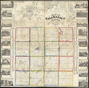 Map of Kalamazoo Co., Michigan