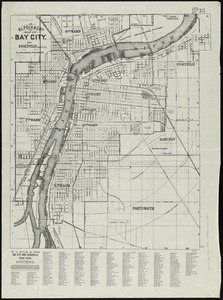 R.L. Polk & Co.'s map of Bay City, and Essexville Mich