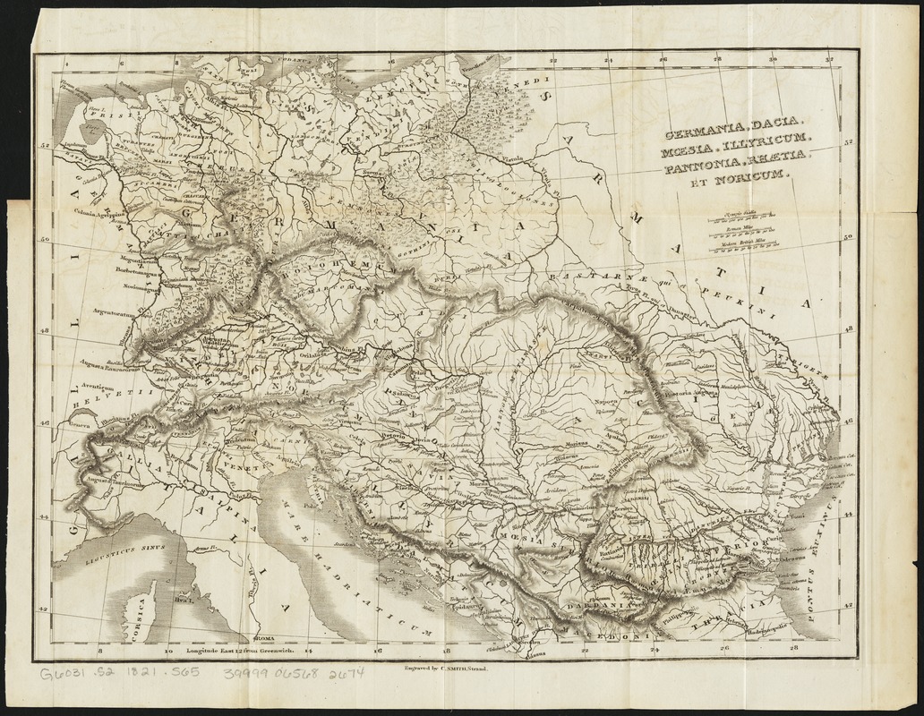 Germania, Dacia, Mœsia, Illyricum, Pannonia, Rhætia, et Noricum