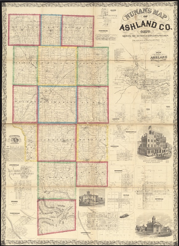 Nunan's map of Ashland Co., Ohio