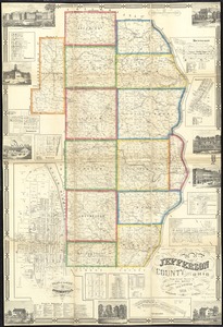 Map of Jefferson County, Ohio