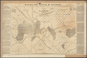 Map of Madison and the Four Lake Country, Dane Co. Wis